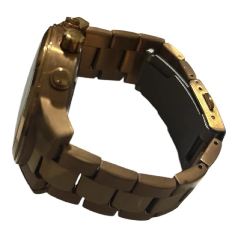 GUESS chronographgraph Gold-Tone Stainless Steel Watch 45mm